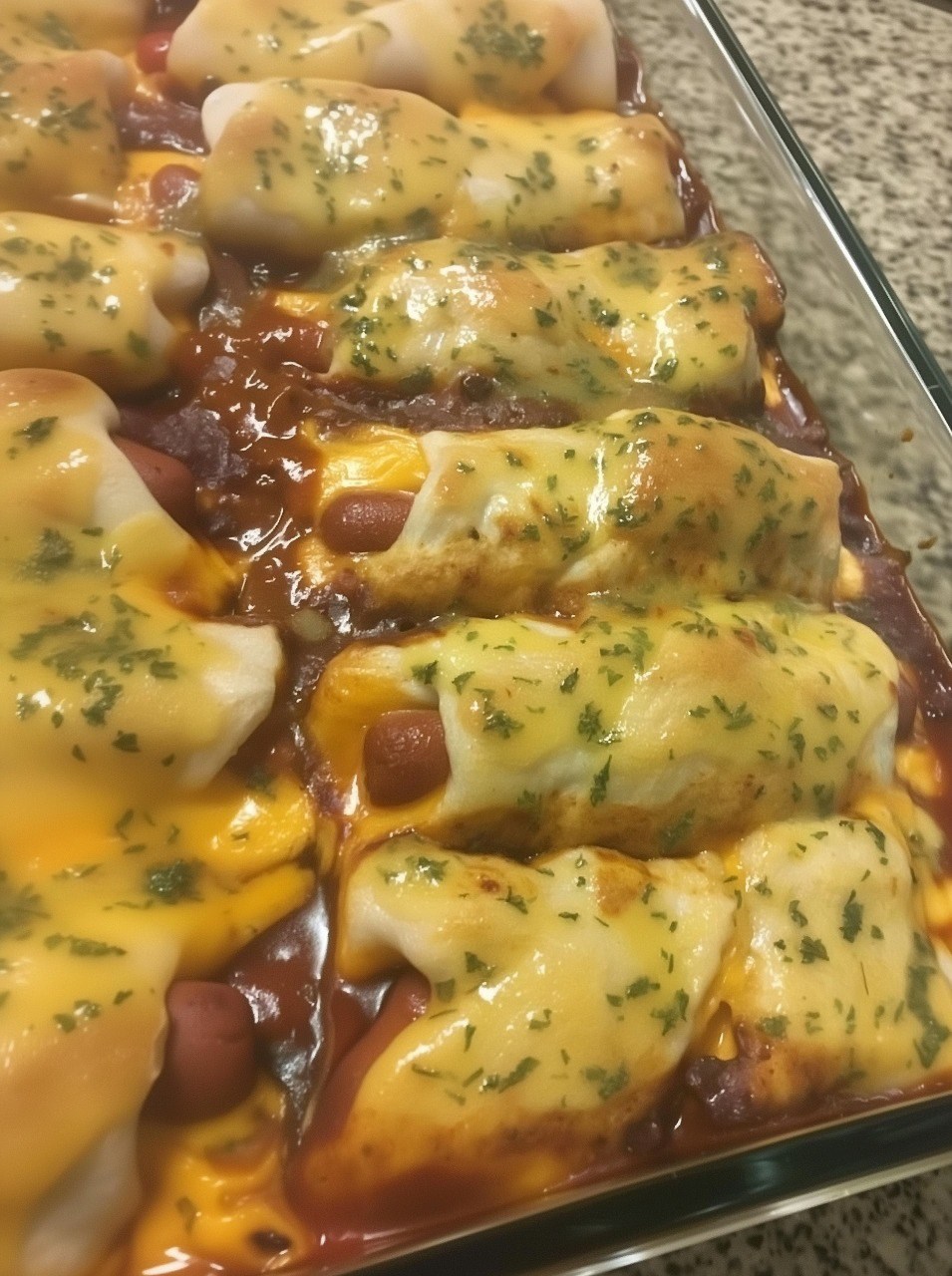 Chili Cheese Dog Bake