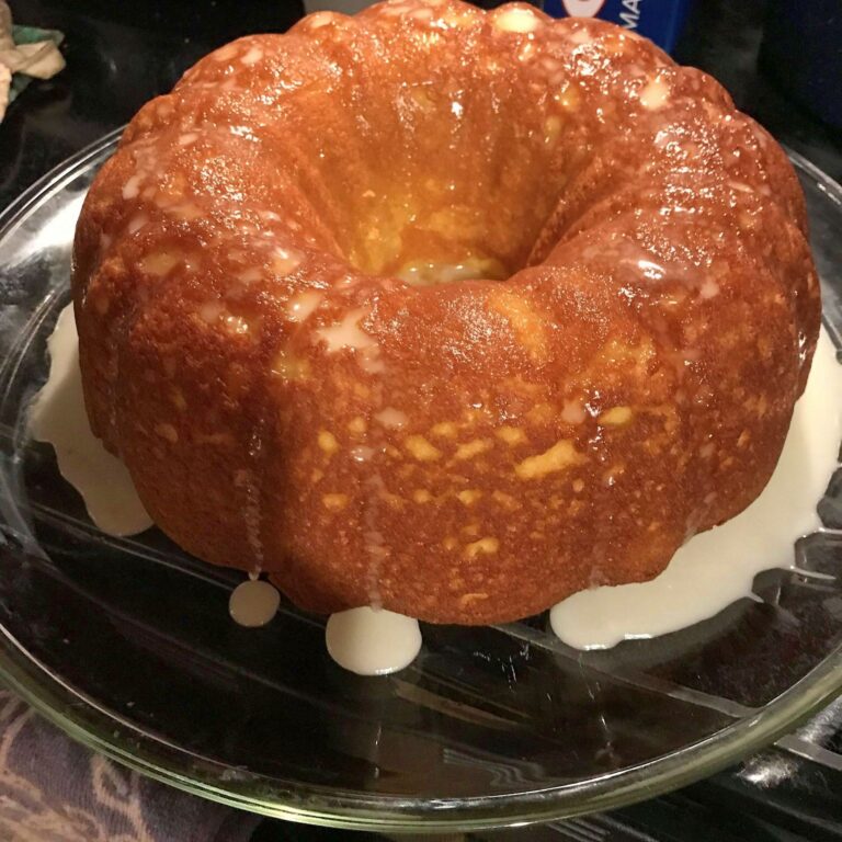 Lemon Cream Cheese Pound Cake