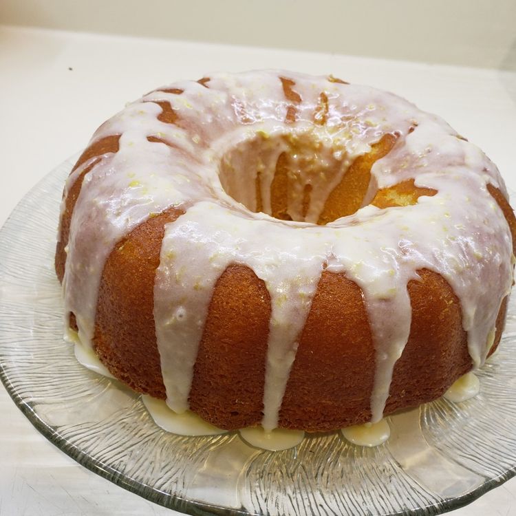 Lemon Cream Cheese Pound Cake - All We Cook