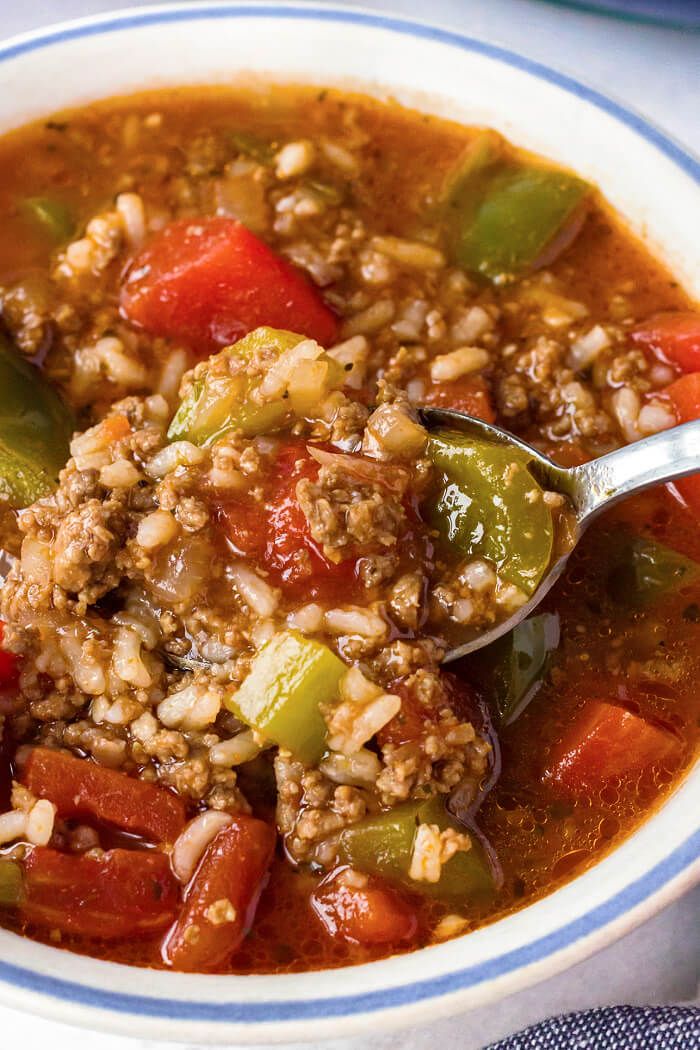 Stuffed Pepper Soup