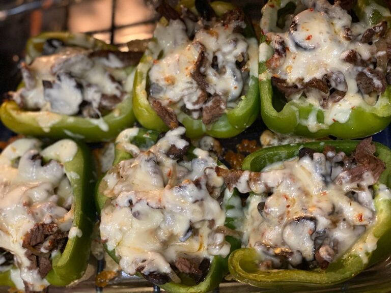 Philly Cheesesteak Stuffed Peppers