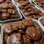 Homemade Turtle Candy With Pecans and Caramel