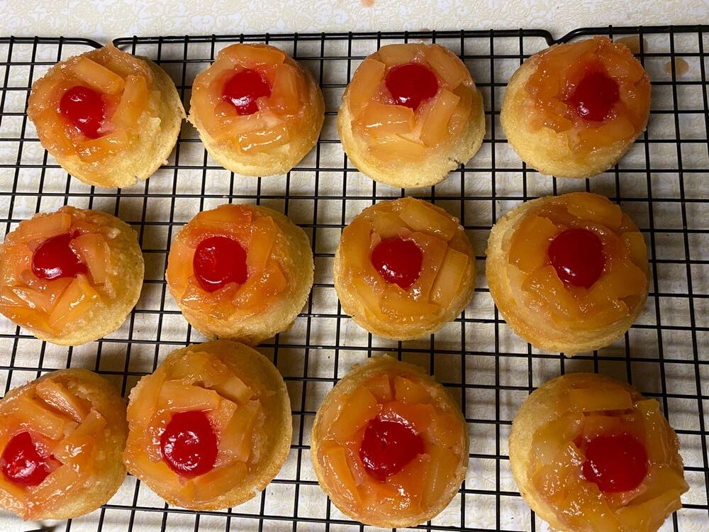 Pineapple Upside Down Cupcakes