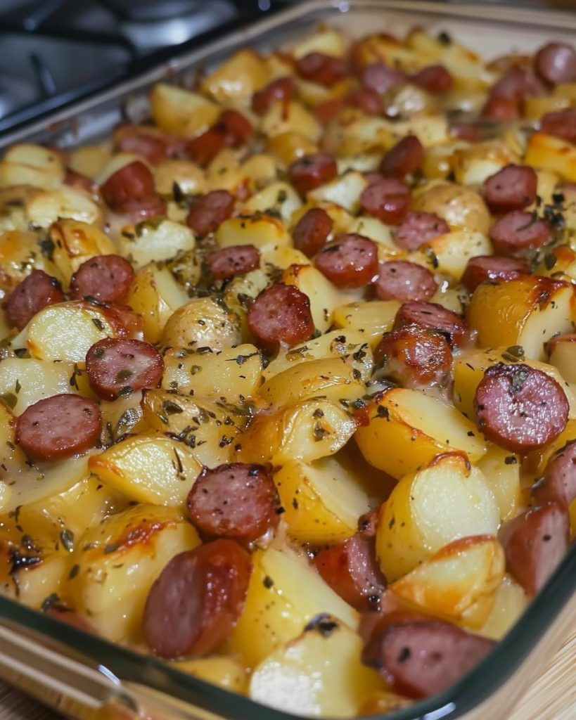 Smoked Sausage and Potato Bake