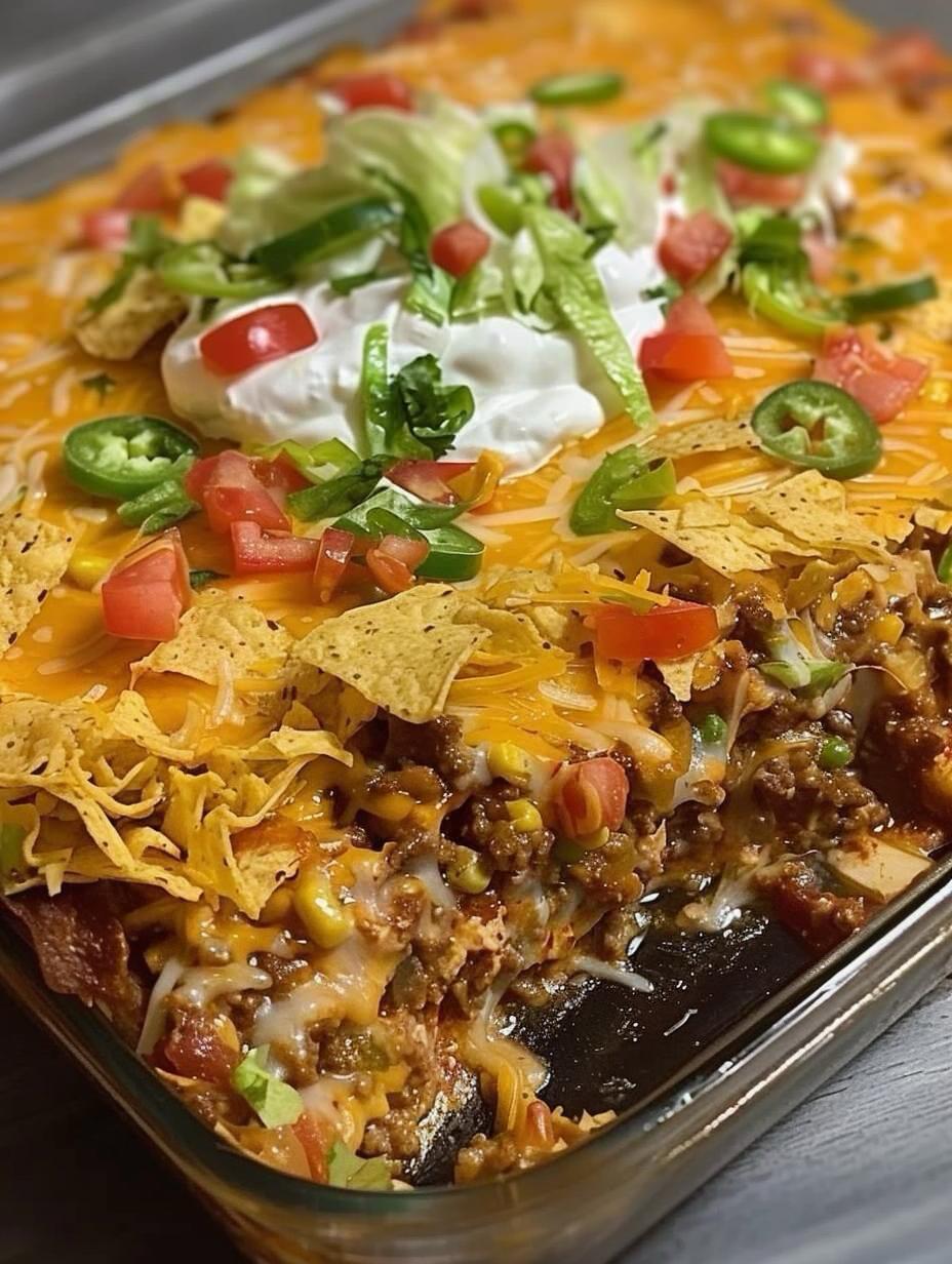 Walking Taco Casserole
