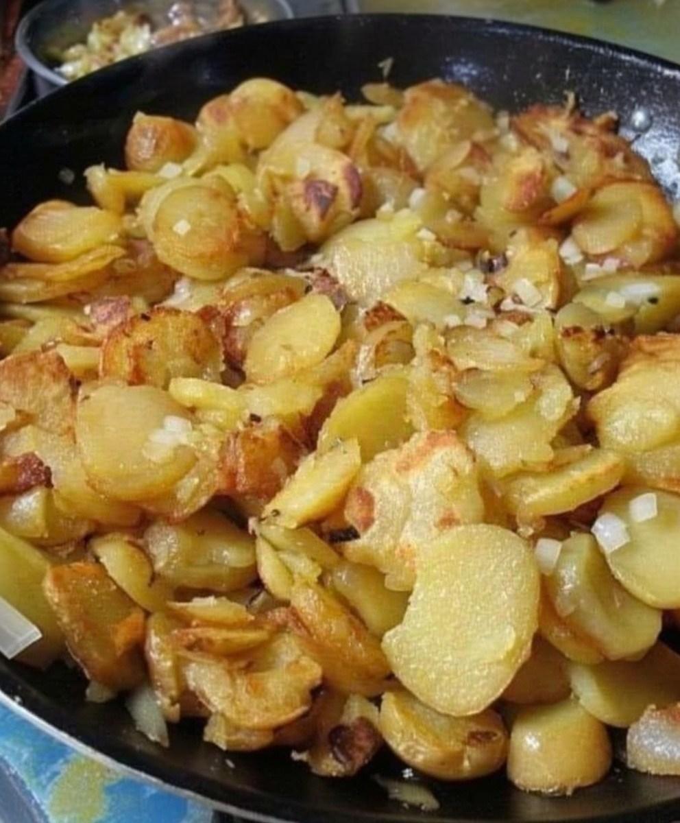 Fried Potatoes and Onions
