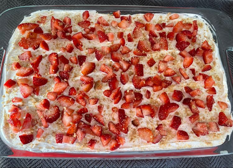 Strawberry Cream Cheese Icebox Cake
