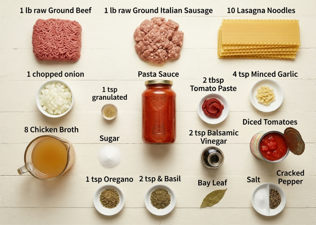 One Pot Lasagna Soup