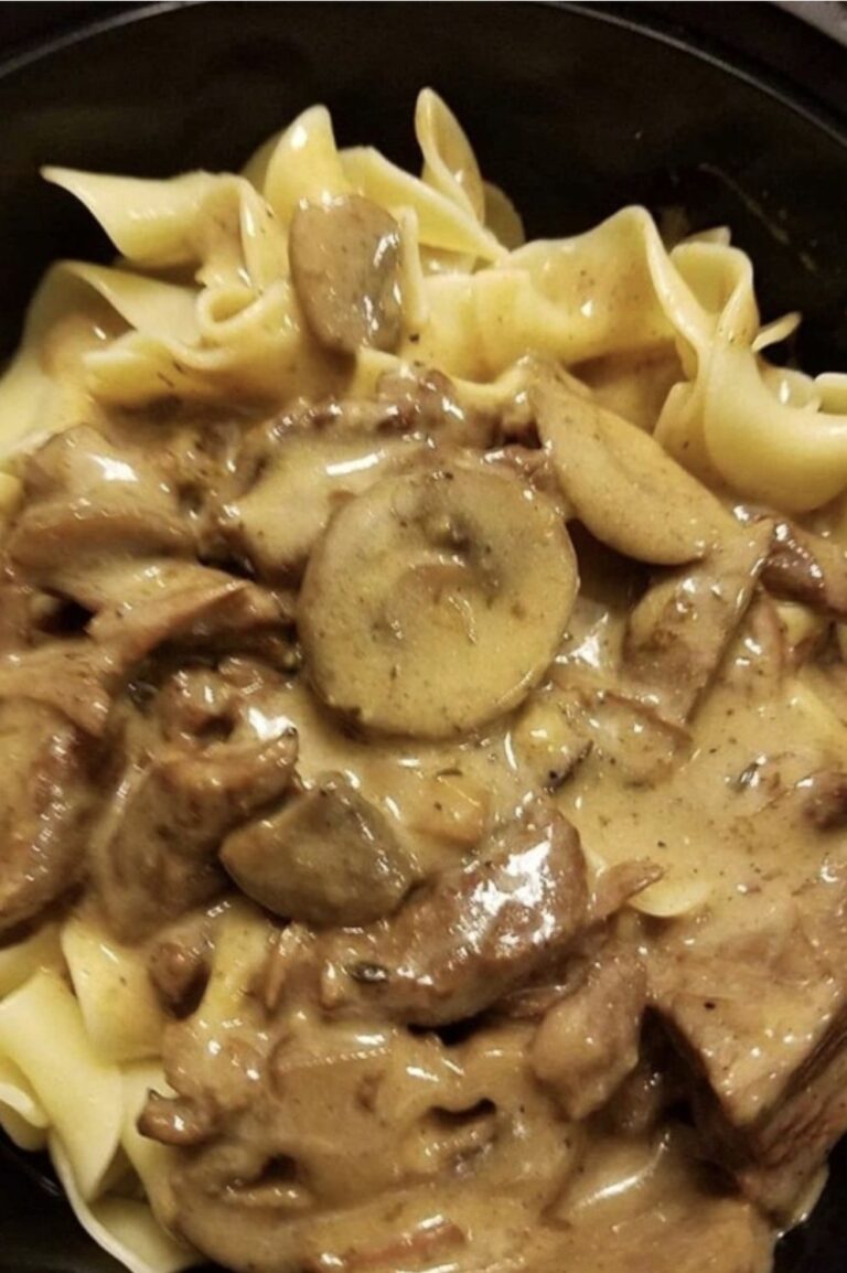 BEEF STROGANOFF CASSEROLE