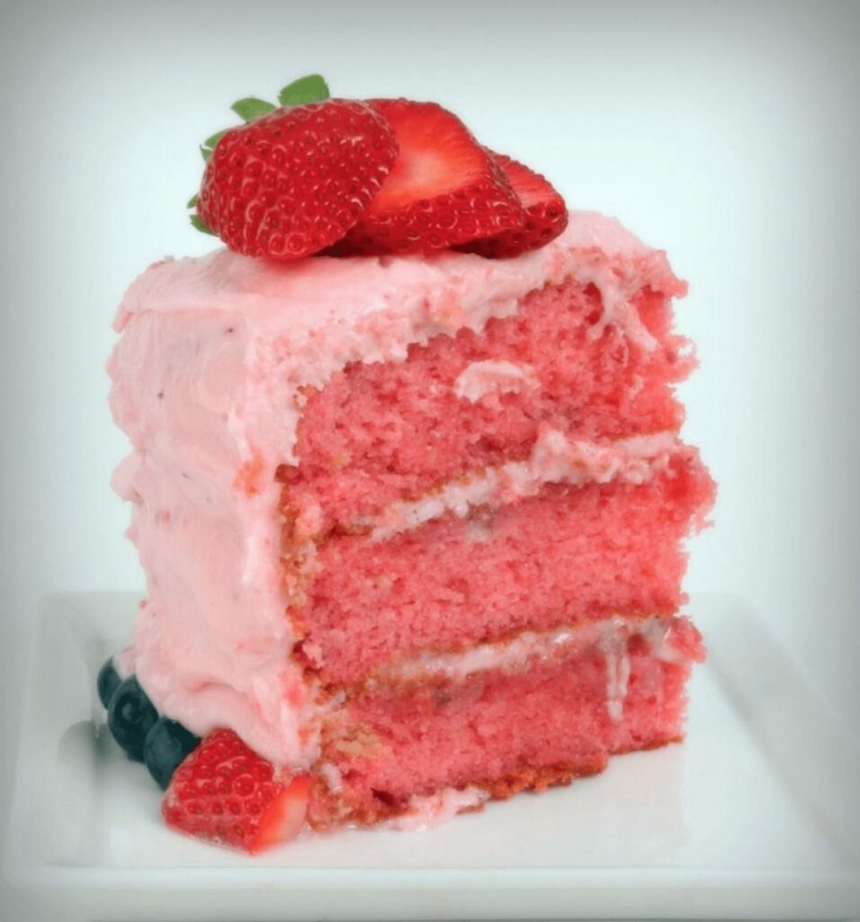 Melt in your Mouth Strawberry Buttermilk Pound Cake