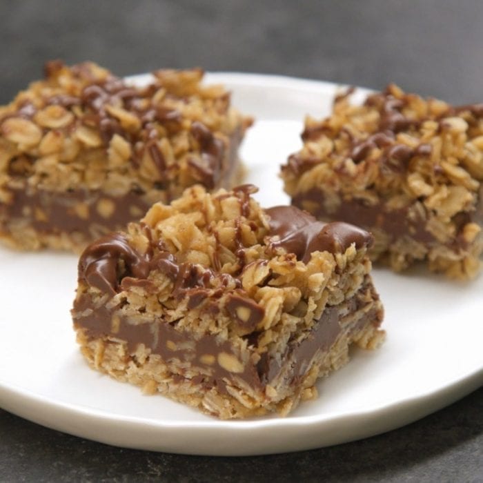 No Bake Chocolate Oat Bars