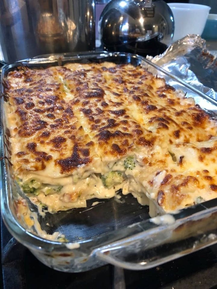 Chicken and Broccoli Lasagna 