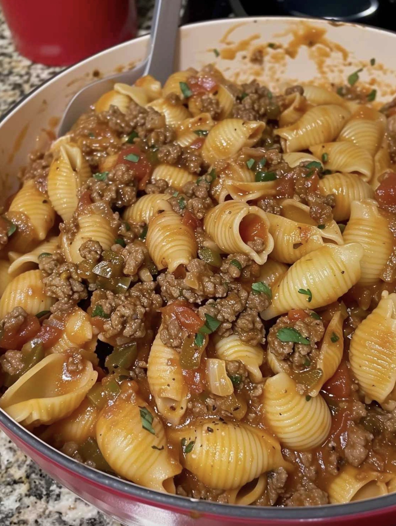 Pasta Shells With Ground Beef Recipe