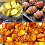 Wrapped potato with bacon