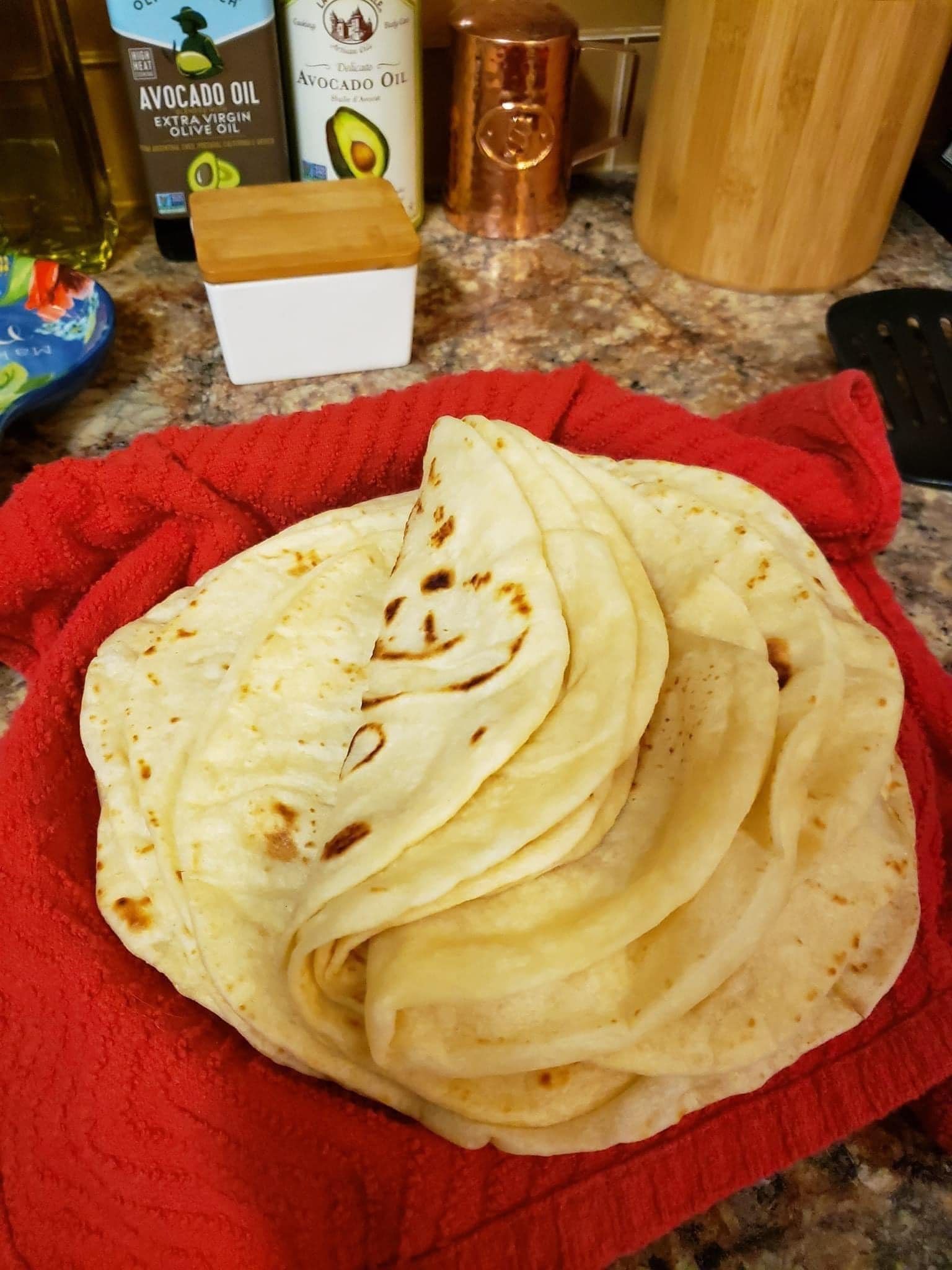 Homemade Flour Tortilla