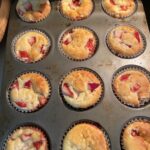 Meyer Lemon Strawberry Muffins