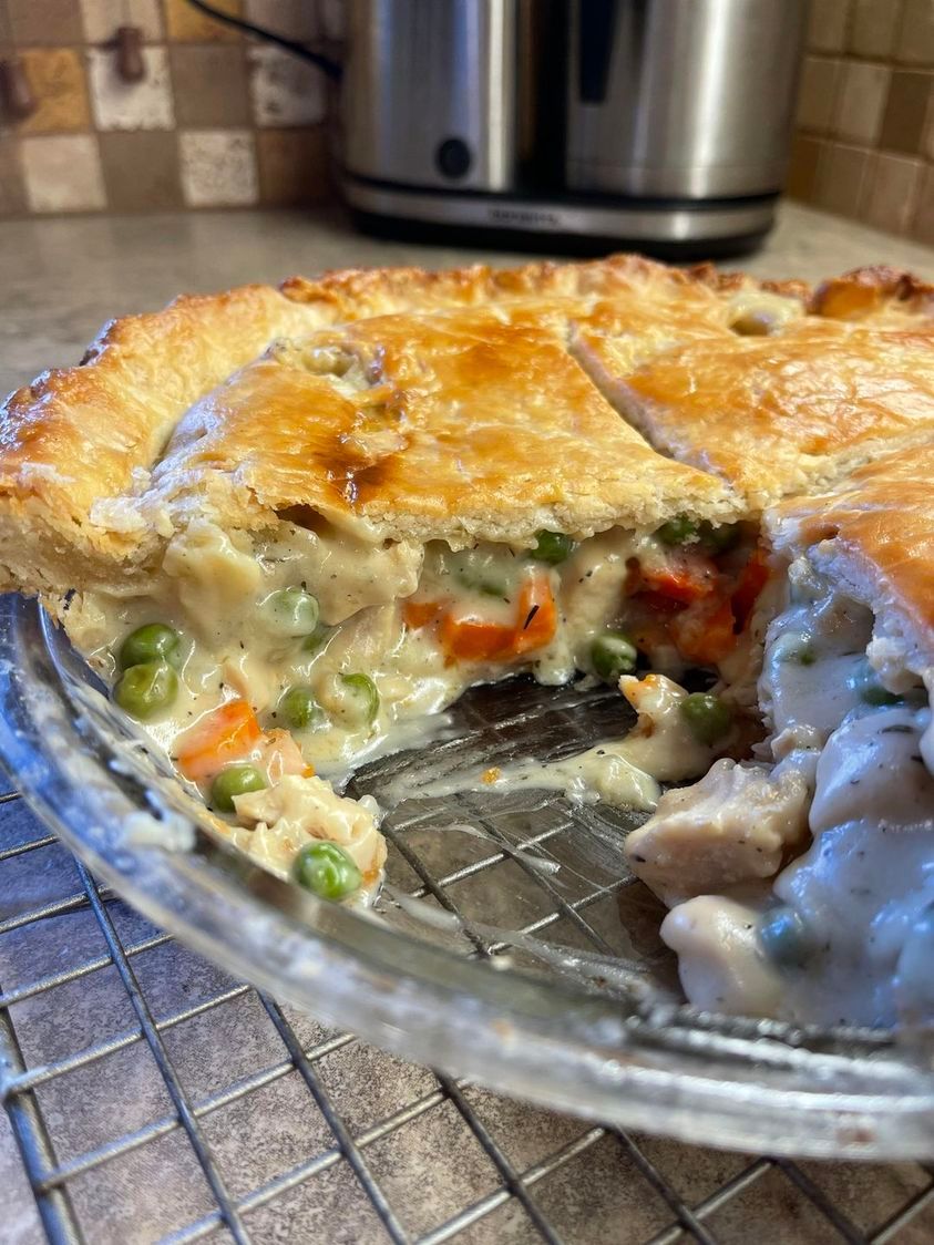 Skillet Chicken Pot Pie Casserole - All We Cook