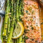 One Pan Salmon and Asparagus