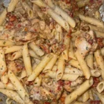 Creamy Chicken Mozzarella Pasta