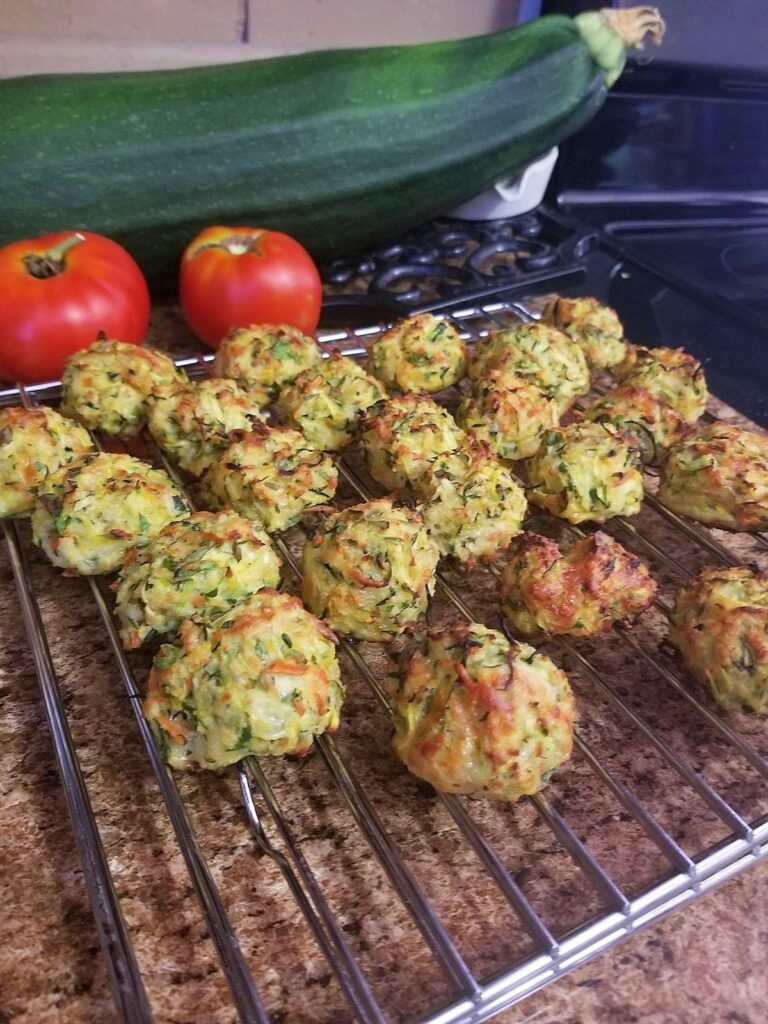 Zucchini Garlic Bites
