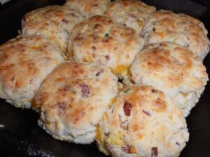 Omelet Biscuits - All We Cook