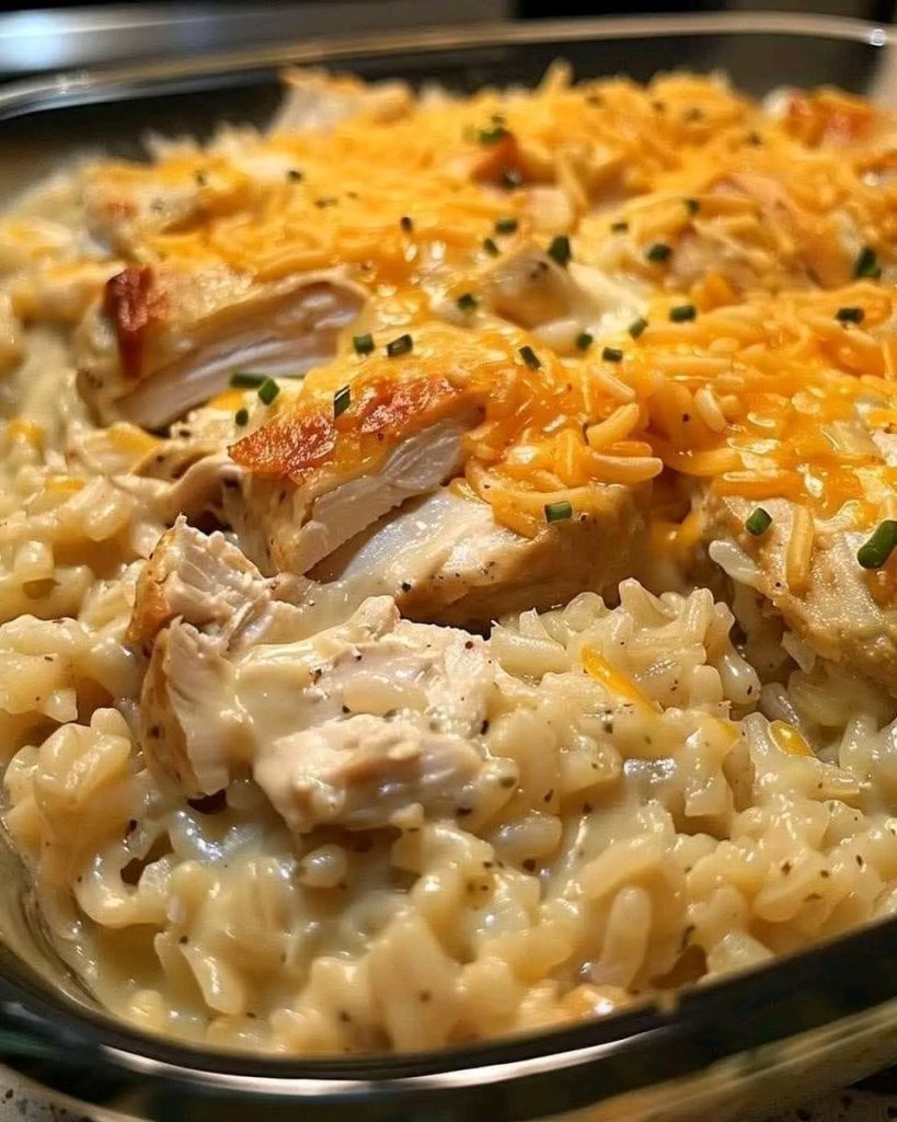 Creamy Chicken Rice Casserole