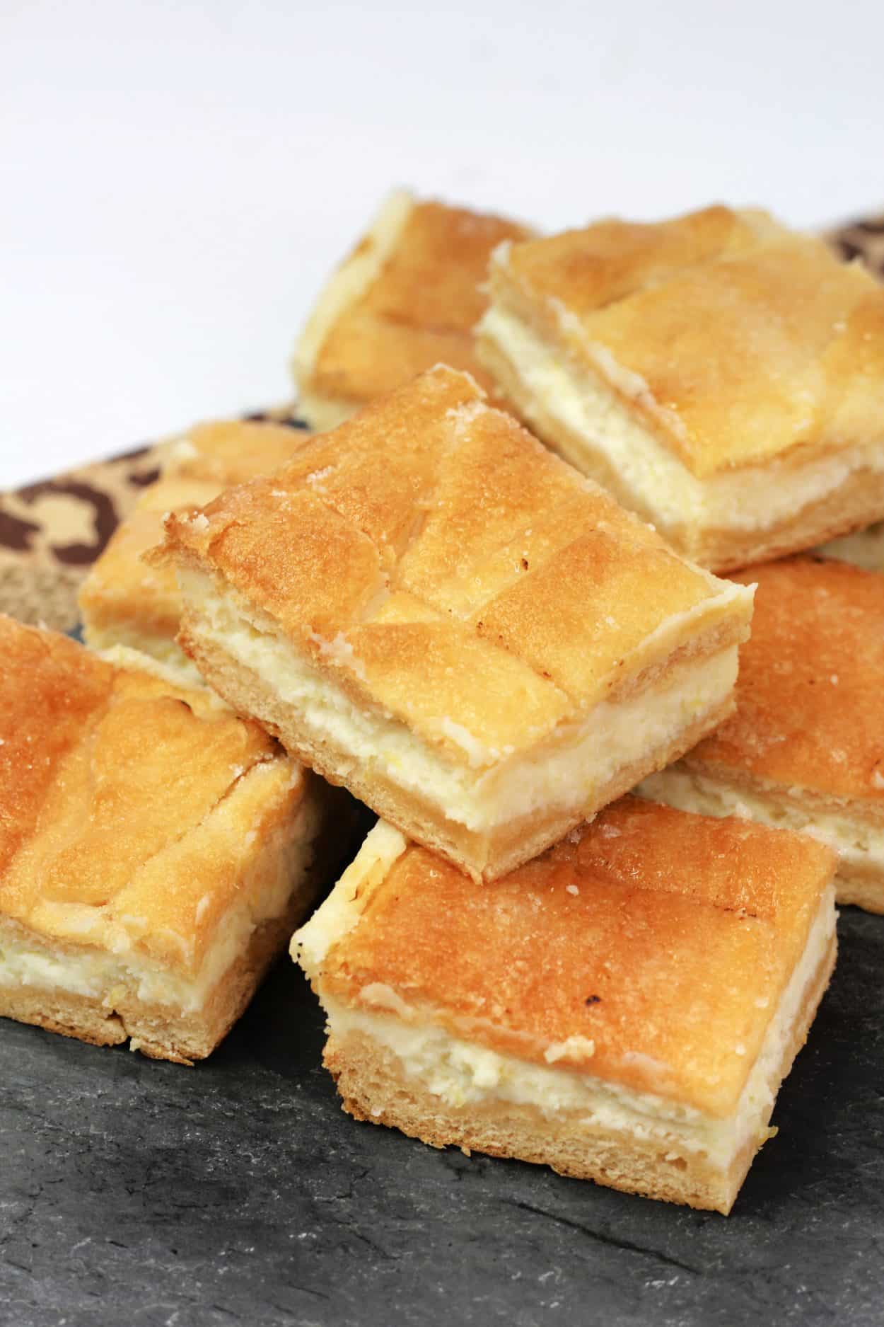 Lemony Cream Cheese Dessert Bars