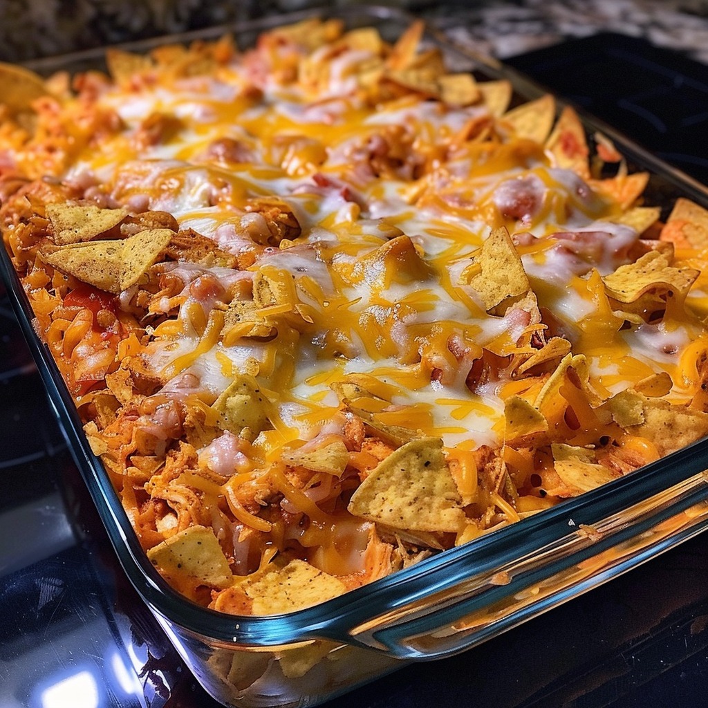 Mexican Dorito Chicken Casserole
