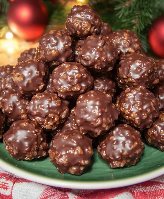 Chocolate Rice Krispie Balls
