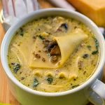 Creamy Alfredo Lasagna Soup