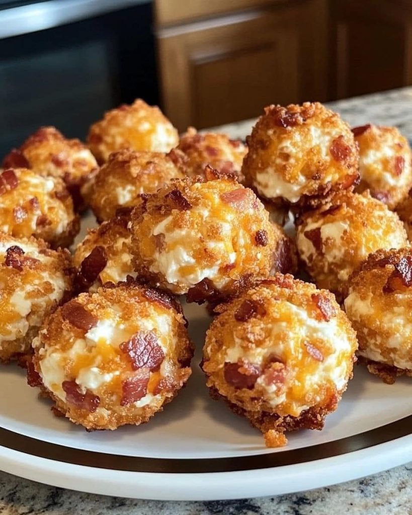 Carb bacon cheddar mini cheese balls
