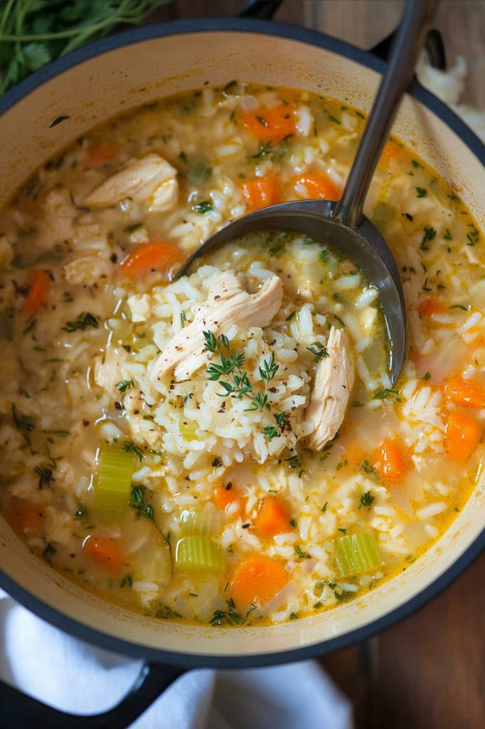 Chicken Rice Soup
