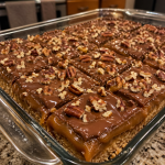 Caramel Chocolate Crunch Bars