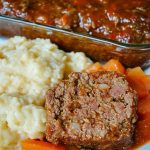 Meatloaf With A Tomato Beef Sauce