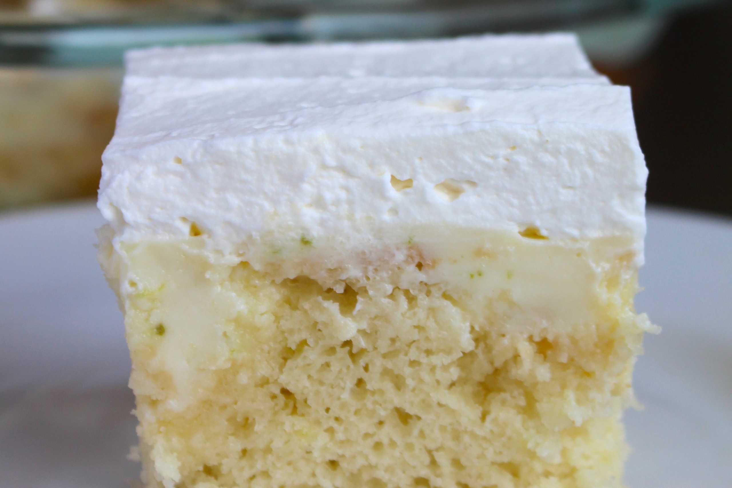 Key Lime Poke Cake