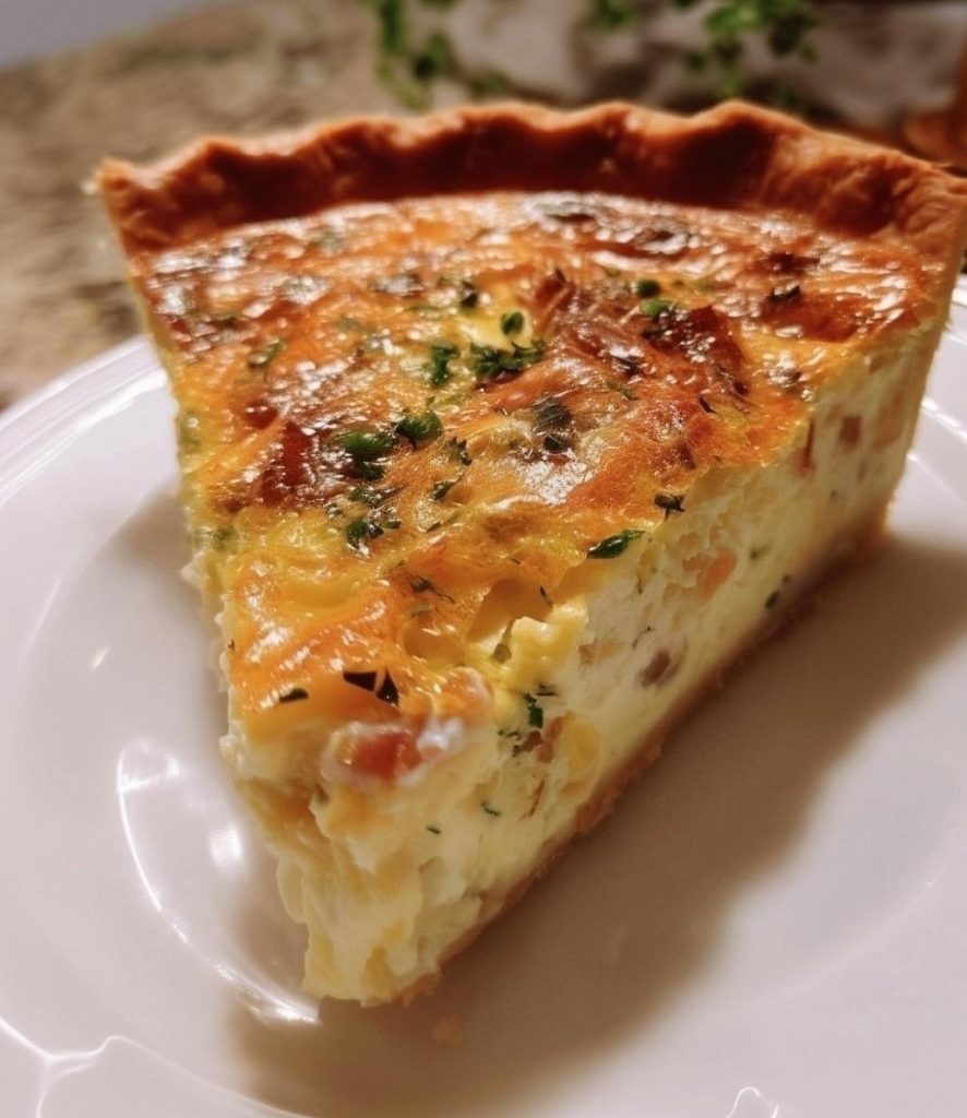 Bacon and Cheddar Quiche