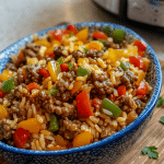 Beef and Pepper Rice Bowl