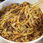 Mongolian Ground Beef Noodles