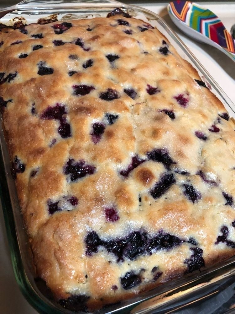 Blueberry Buttermilk Breakfast Cake 