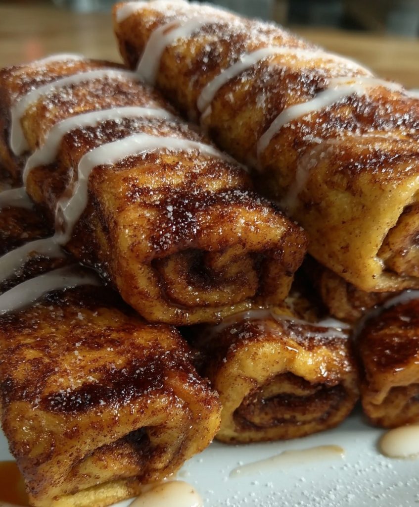 Cinnamon French Toast Roll Ups
