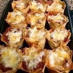 Mini Lasagna Cups