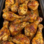 Honey Garlic Baked Chicken Drumsticks