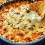 Hot Sausage Beer Cheese Dip