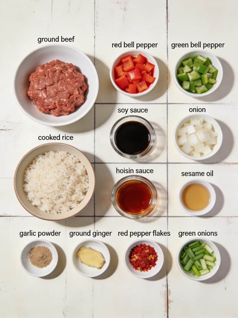 Beef and Pepper Rice Bowl