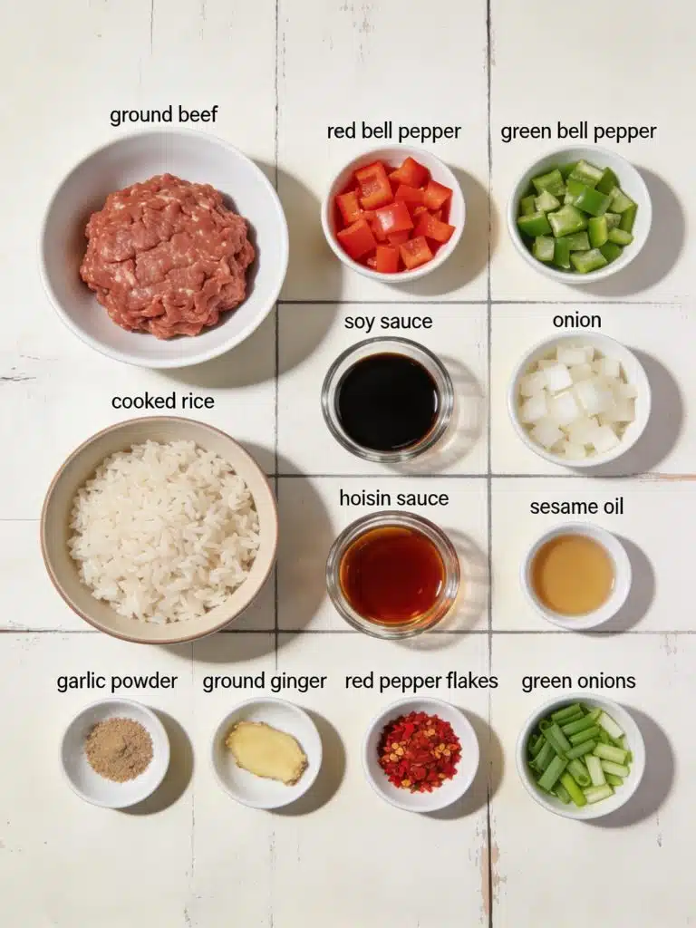 Beef and Pepper Rice Bowl