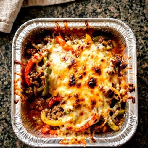 Low Carb Crustless Pizza Bowl