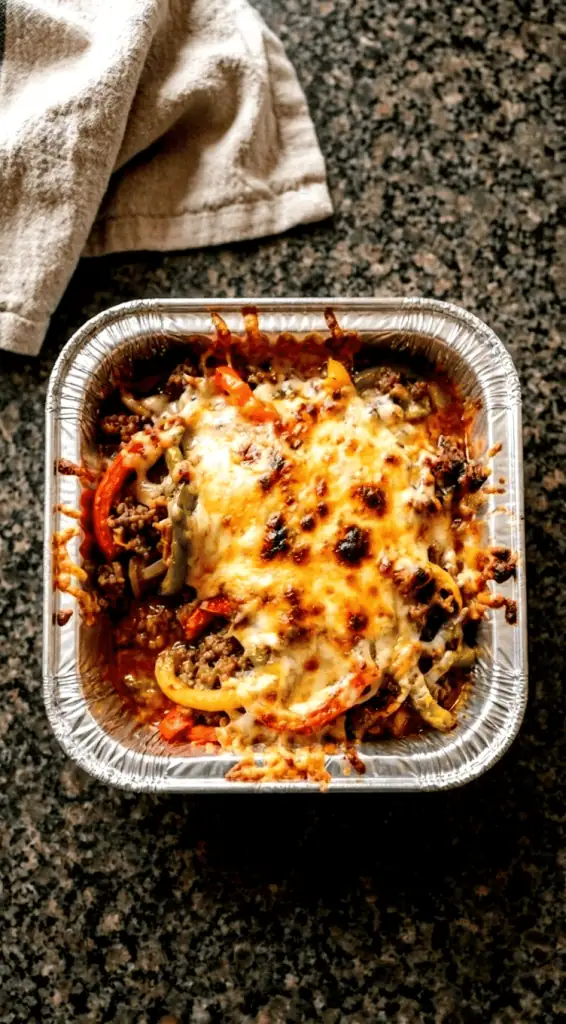 Low Carb Crustless Pizza Bowl