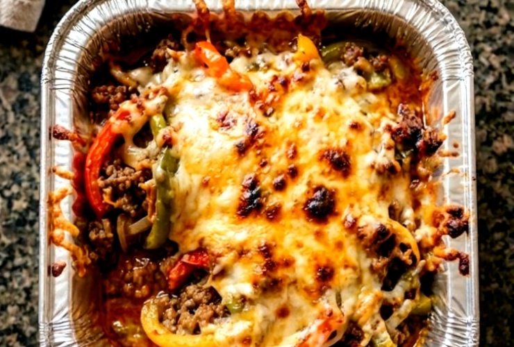 Low Carb Crustless Pizza Bowl