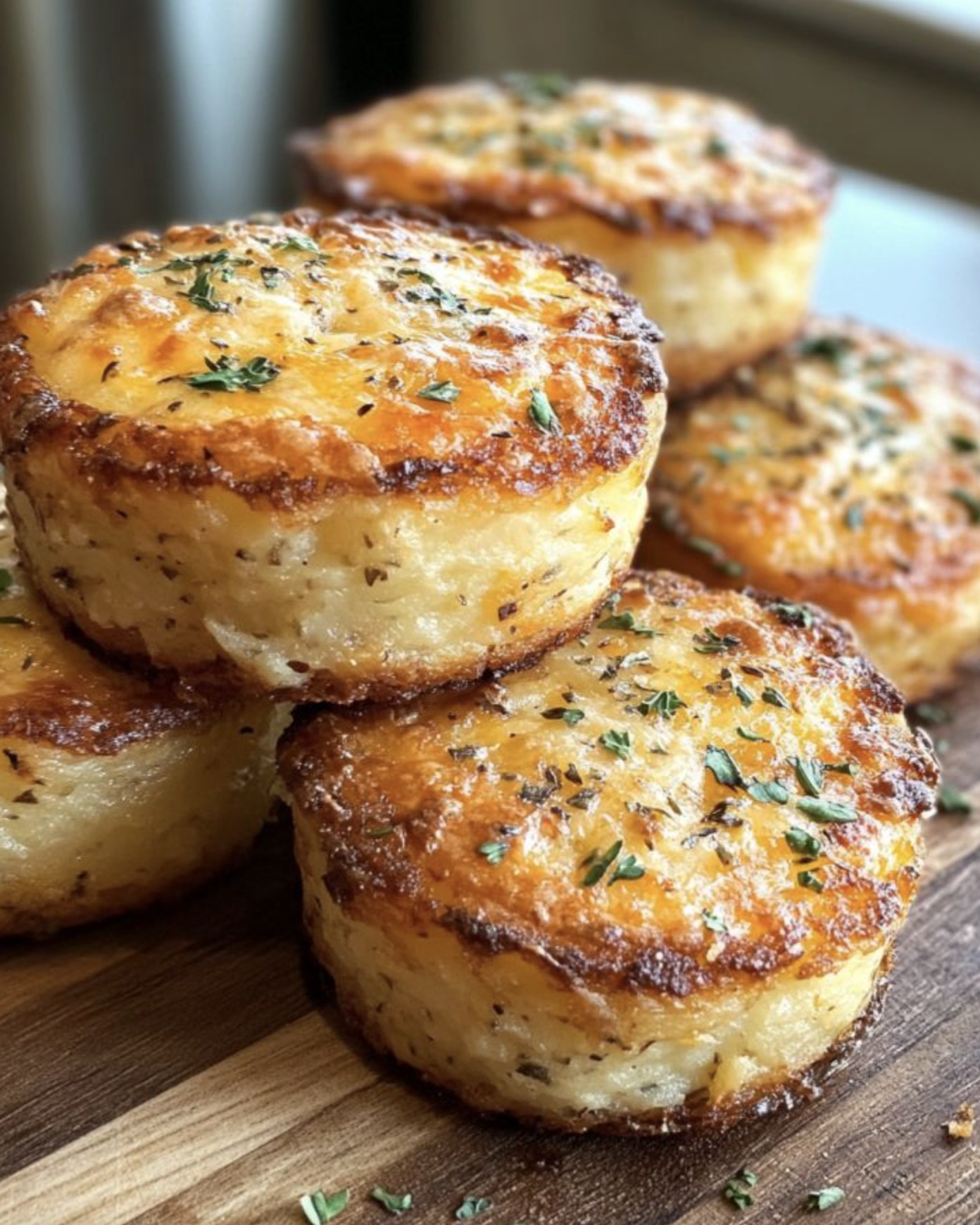 Cheesy Mashed Potato Puffs