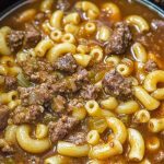 Beef Macaroni Soup